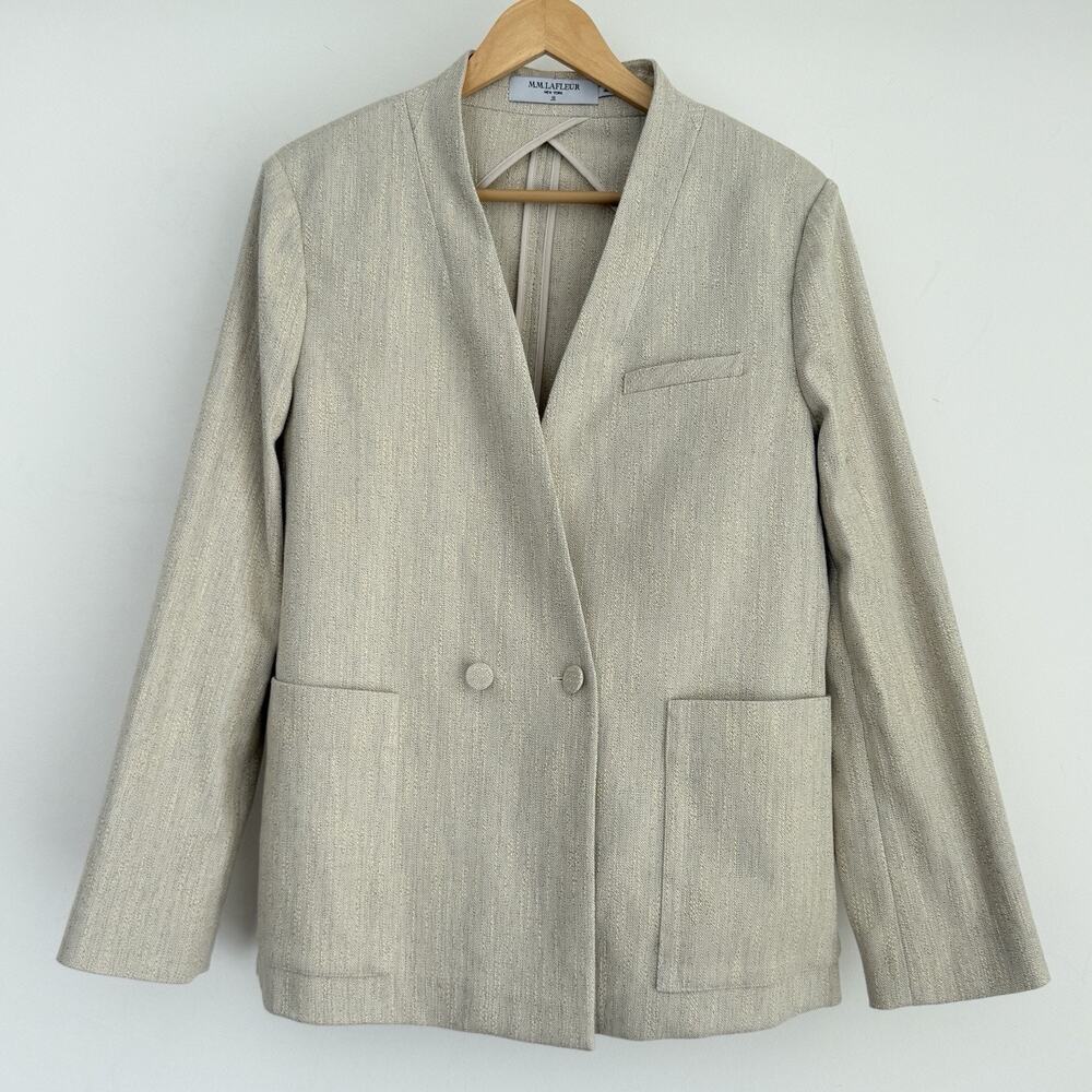 MM. Lafleur Blazer 10 Janette‎ Japanese Cotton Tweed Jacket Minimalist Career